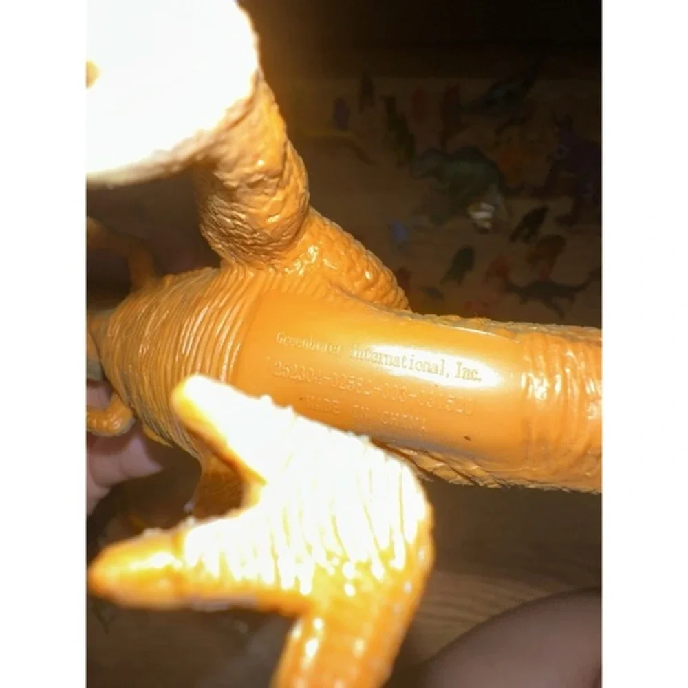 Huge vintage dinosaurs lot some with tags BOLEY, greenbrier,‎ rubber